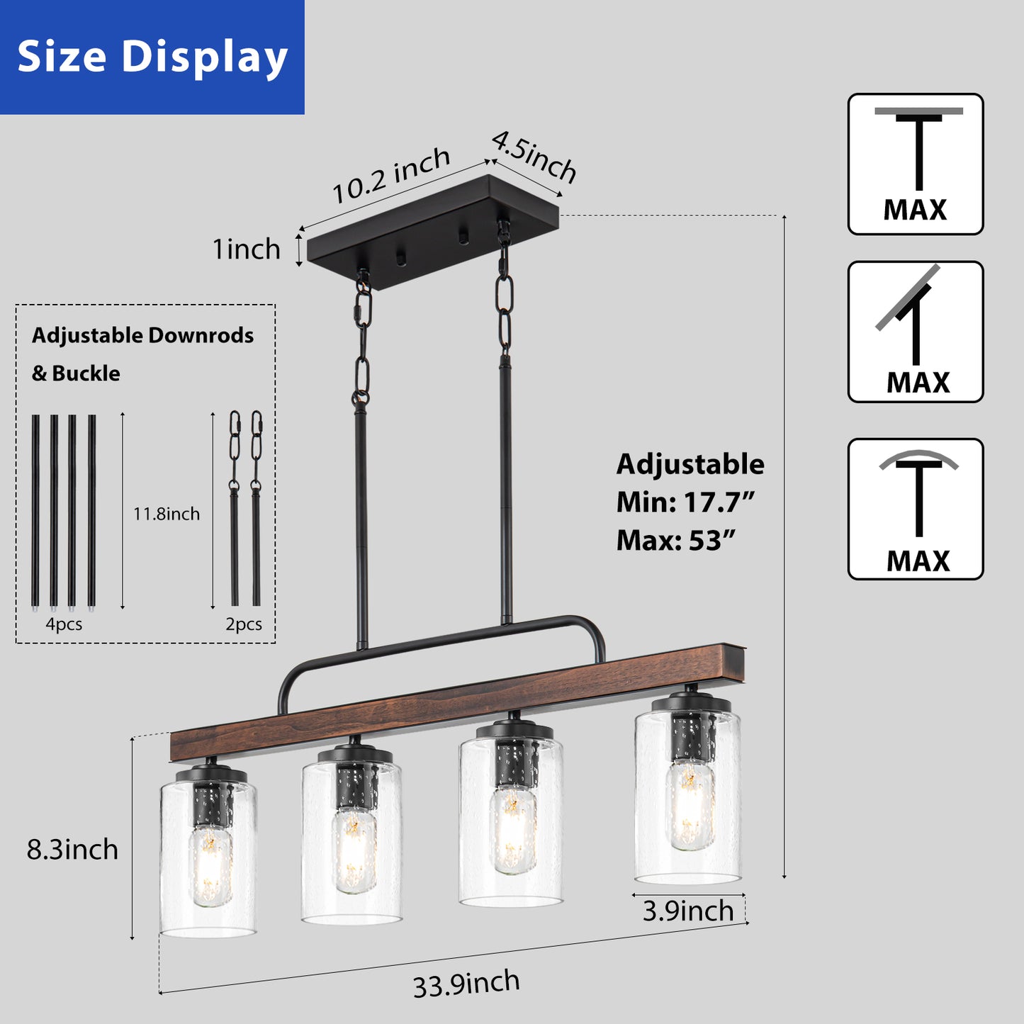 Farmhouse Dining Room Light Fixture