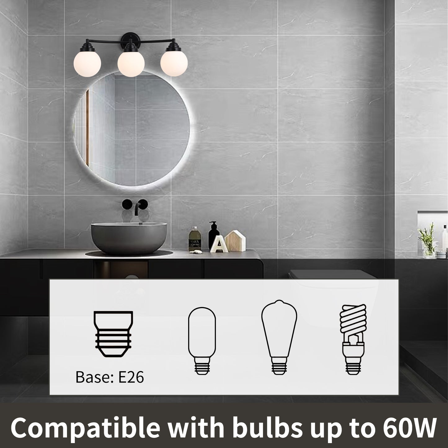 3 - Light Vanity Light