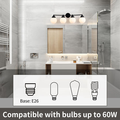 4 - Light Dimmable Vanity Light