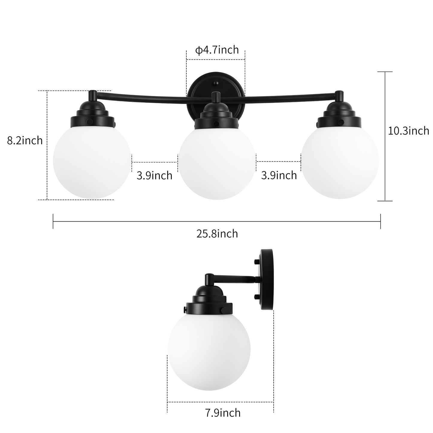 3 - Light Vanity Light