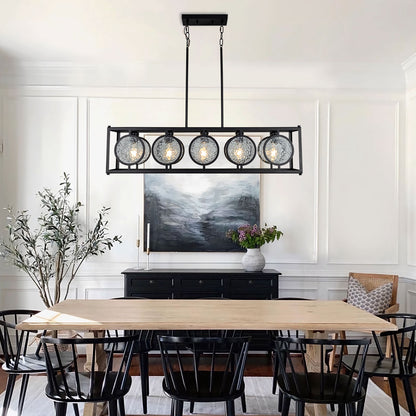 5 - Light Black Kitchen Island Pendant